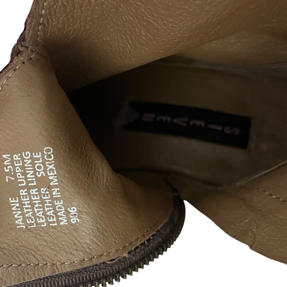 Steve by Steve Madden | Janne Studded Brown Ankle Boots size 7.5 - Picture 12 of 12